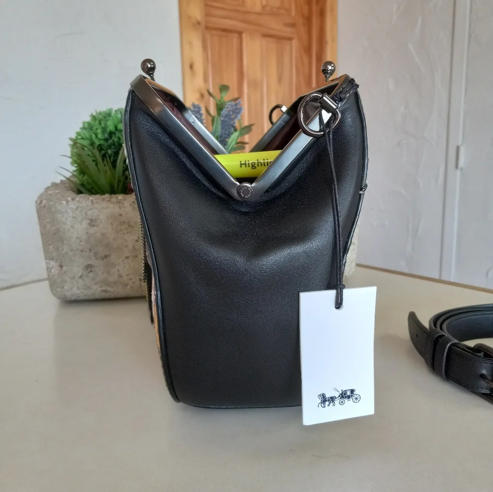 Coach Multicolor Patchwork Crossbody Bag - Picture 9 of 16